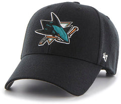 San Jose Sharks 47 Brand MVP NHL Team Camel Snapback Cap