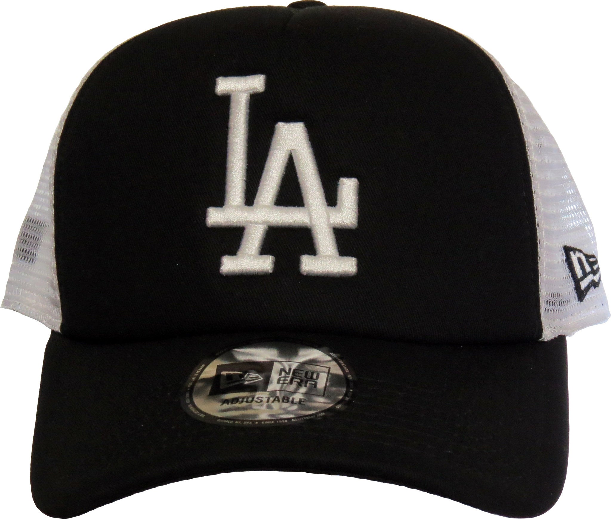 LA Dodgers New Era MLB Clean Trucker Black Cap